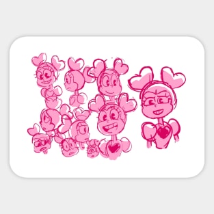 Spinel doodle page Sticker